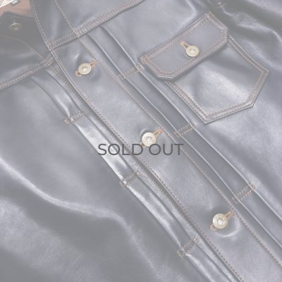 画像5: Y'2 LEATHER（ワイツーレザー）INDIGO HORSE 1st Type Jacket（インディゴホースファーストタイプジャケット）/ Indigo（インディゴ）