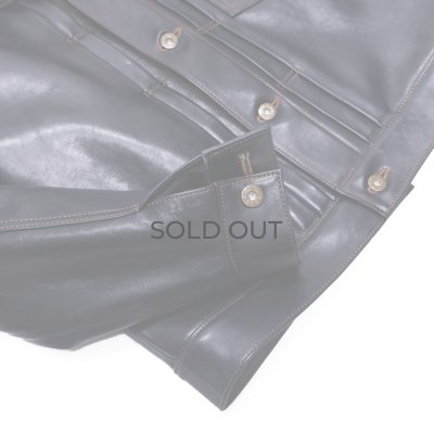 画像7: Y'2 LEATHER（ワイツーレザー）INDIGO HORSE 1st Type Jacket（インディゴホースファーストタイプジャケット）/ Indigo（インディゴ）