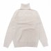 画像2: INVERALLAN（インバーアラン）Roll Neck Saddle Shoulder Sweater（ロールネックサドルショルダーセーター）Geelong Lambswool/Swansdown（オフホワイト）※サイズ38のみ (2)