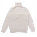 画像1: INVERALLAN（インバーアラン）Roll Neck Saddle Shoulder Sweater（ロールネックサドルショルダーセーター）Geelong Lambswool/Swansdown（オフホワイト）※サイズ38のみ (1)
