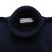 画像7: INVERALLAN（インバーアラン）Roll Neck Saddle Shoulder Sweater（ロールネックサドルショルダーセーター）Geelong Lambswool/Nero Navy（ブラックネイビー）