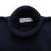 画像7: INVERALLAN（インバーアラン）Roll Neck Saddle Shoulder Sweater（ロールネックサドルショルダーセーター）Geelong Lambswool/Nero Navy（ブラックネイビー）