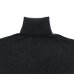 画像3: INVERALLAN（インバーアラン）Roll Neck Saddle Shoulder Sweater（ロールネックサドルショルダーセーター）Geelong Lambswool/Charcoal（チャコールグレー）