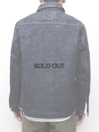画像9: F.O.B FACTORY（エフオービーファクトリー）G-3 DENIM P.O JK（G-3デニムプルオーバージャケット）"14oz G3 Selvedge Supima" / Indigo（インディゴ）※One Wash