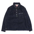 F.O.B FACTORY（エフオービーファクトリー）G-3 DENIM P.O JK（G-3デニムプルオーバージャケット）/Indigo Blue（インディゴブルー）ワンウォッシュ