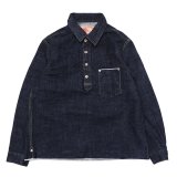 F.O.B FACTORY（エフオービーファクトリー）G-3 DENIM P.O JK（G-3デニムプルオーバージャケット）14oz G3 Selvedge Supima/Indigo（インディゴ）ワンウォッシュ