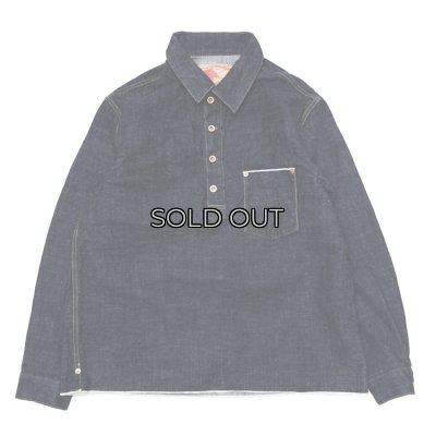 画像1: F.O.B FACTORY（エフオービーファクトリー）G-3 DENIM P.O JK（G-3デニムプルオーバージャケット）"14oz G3 Selvedge Supima" / Indigo（インディゴ）※One Wash