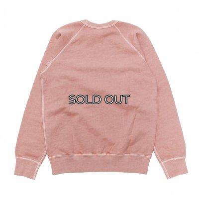 画像2: Good On（グッドオン）Raglan Crew Neck Sweat（ラグランクルーネックスウェット）"Pigment Dye"/Coral（コーラル）