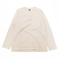 Good On（グッドオン）Long Sleeve Heavy Raglan Pocket Tee（ロングスリーブヘビーラグランポケットTシャツ）"Pigment Dye"/Natural（ナチュラル）