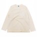 画像1: Good On（グッドオン）Long Sleeve Heavy Raglan Pocket Tee（ロングスリーブヘビーラグランポケットTシャツ）"Pigment Dye"/Natural（ナチュラル） (1)