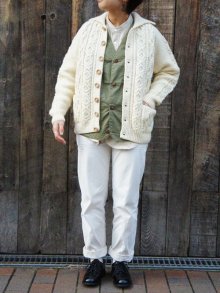 他の写真2: INVERALLAN（インバーアラン）3a Lumber Cardigan（3aランバーカーディガン）Aran/Redcurrant（レッドカーラント）