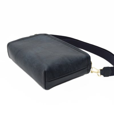 画像3: WILD SWANS(ワイルドスワンズ)COLLIER(コリアー)ショルダーバッグ"プエブロ"/Navy(ネイビー)