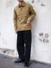 画像10: F.O.B FACTORY（エフオービーファクトリー）FRENCH SHIRT JACKET（フレンチシャツジャケット）COTTON NYLON/Khaki（カーキ）