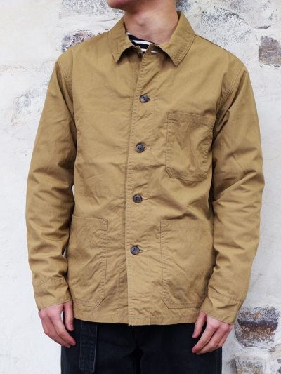 画像7: F.O.B FACTORY（エフオービーファクトリー）FRENCH SHIRT JACKET（フレンチシャツジャケット）"COTTON NYLON" / Khaki（カーキ）
