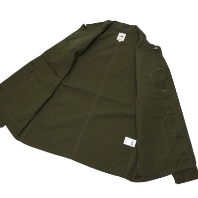 画像5: F.O.B FACTORY（エフオービーファクトリー）FRENCH SHIRT JACKET（フレンチシャツジャケット）"COTTON NYLON" / Olive（オリーブ）