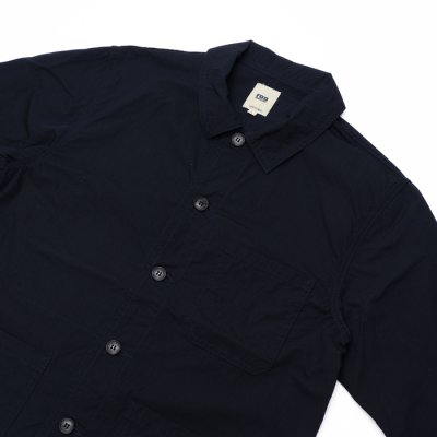 画像3: F.O.B FACTORY（エフオービーファクトリー）FRENCH SHIRT JACKET（フレンチシャツジャケット）"COTTON NYLON" / Navy（ネイビー）