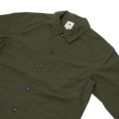 画像3: F.O.B FACTORY（エフオービーファクトリー）FRENCH SHIRT JACKET（フレンチシャツジャケット）"COTTON NYLON" / Olive（オリーブ）