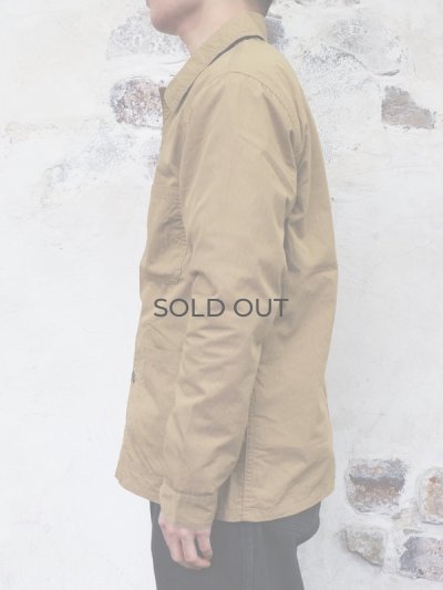 画像8: F.O.B FACTORY（エフオービーファクトリー）FRENCH SHIRT JACKET（フレンチシャツジャケット）"COTTON NYLON" / Khaki（カーキ）