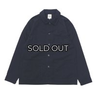 F.O.B FACTORY（エフオービーファクトリー）FRENCH SHIRT JACKET（フレンチシャツジャケット）COTTON NYLON/Navy（ネイビー）