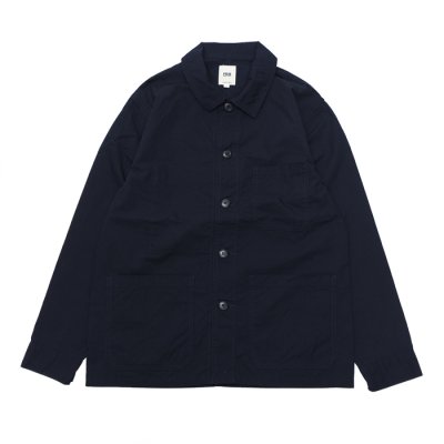 画像1: F.O.B FACTORY（エフオービーファクトリー）FRENCH SHIRT JACKET（フレンチシャツジャケット）COTTON NYLON/Navy（ネイビー）