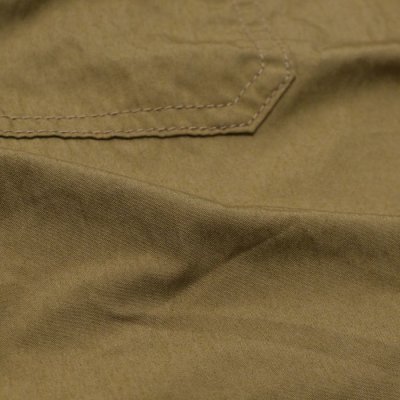 画像6: F.O.B FACTORY（エフオービーファクトリー）FRENCH SHIRT JACKET（フレンチシャツジャケット）"COTTON NYLON" / Khaki（カーキ）
