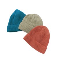 DECHO（デコー）COTTON KNIT CAP（コットンニットキャップ）/Brick（ブリック）・S.Beige（Sベージュ）・E.Blue（Eブルー）
