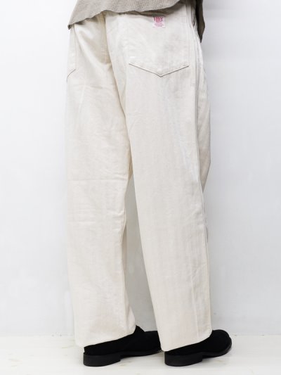 画像9: F.O.B FACTORY（エフオービーファクトリー）HBT PAINTER PANTS（HBTペインターパンツ）"Wavy Herringbone" / Ecru（エクリュ）【裾上げ無料】