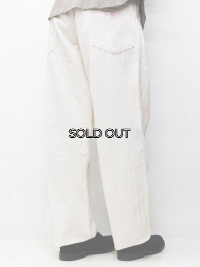 画像12: F.O.B FACTORY（エフオービーファクトリー）HBT PAINTER PANTS（HBTペインターパンツ）"Wavy Herringbone" / Ecru（エクリュ）【裾上げ無料】