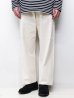 画像11: A VONTADE（アボンタージ）Type 45 Chino Trousers-Wide Fit-（タイプ45チノトラウザーズ）Classic Selvedge Twill/Natural（ナチュラル）【裾上げ無料】
