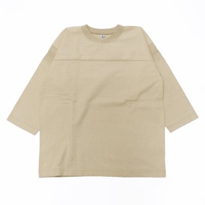 画像1: FilMelange（フィルメランジェ）DAMIAN（ダミアン）"度詰めネップ天竺" / Chino Beige（チノベージュ）