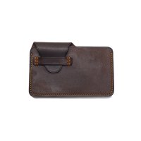 ARTS&CRAFTS（アーツアンドクラフツ）CARD CASE"W"（カードケースW）ELBAMATT ACC/Choco（チョコ）