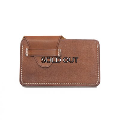 画像1: ARTS&CRAFTS（アーツアンドクラフツ）CARD CASE"W"（カードケースW）ELBAMATT ACC/Tan（タン）