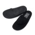 画像2: ISLAND SLIPPER（アイランドスリッパ）PBS201BHR (ブルハイドスエードレザーサンダル) "Suede" / Black×Black（ブラック×ブラック） (2)