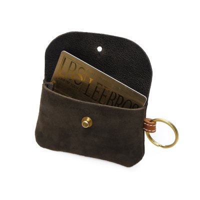 画像6: ARTS&CRAFTS(アーツアンドクラフツ)FLAP KEY&CARD CASE(フラップキー&カードケース)KUDU NAKED/Choco(チョコ)