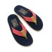 画像3: ISLAND SLIPPER（アイランドスリッパ）PT203 (スエードレザートングサンダル) "Suede"/Fuchsia×Olive×Navy（フーシャ×オリーブ×ネイビー）