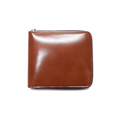 画像1: ARTS&CRAFTS（アーツアンドクラフツ）ROUND ZIP BILLFOLD WALLET（ラウンドジップビルフォールドウォレット）CORDOVAN ACC/Whisky（ウイスキー）