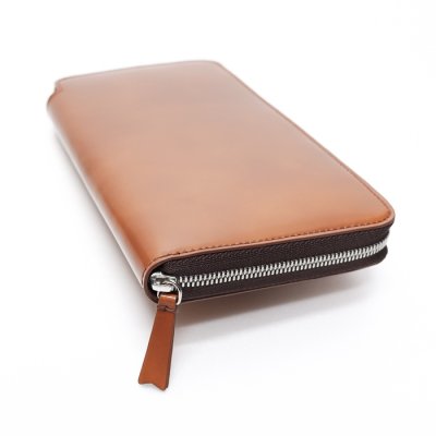 画像2: ARTS&CRAFTS（アーツアンドクラフツ）ROUND ZIP LONG WALLET（ラウンドジップロングウォレット）CORDOVAN ACC/Whisky（ウイスキー）