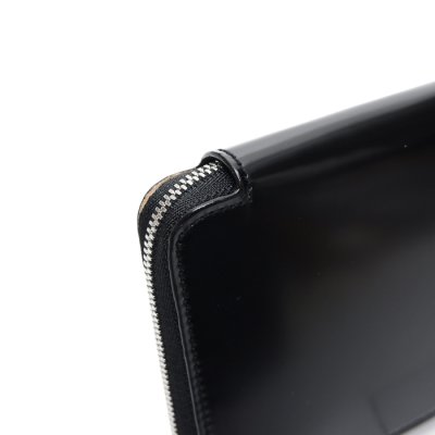 画像3: ARTS&CRAFTS（アーツアンドクラフツ）ROUND ZIP LONG WALLET（ラウンドジップロングウォレット）CORDOVAN ACC/Black（ブラック）