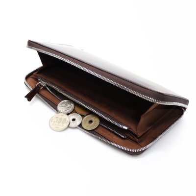 画像5: ARTS&CRAFTS（アーツアンドクラフツ）ROUND ZIP LONG WALLET（ラウンドジップロングウォレット）CORDOVAN ACC/Brown（ブラウン）