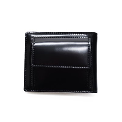 画像1: ARTS&CRAFTS（アーツアンドクラフツ）BILLFOLD WALLET W COIN PURSE（ビルフォールドウォレットコインパース）CORDOVAN ACC/Black（ブラック）