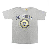 Champion（チャンピオン）T1011 US Print T-Shirt"MICHIGAN" / Oxford（オックスフォードグレー）