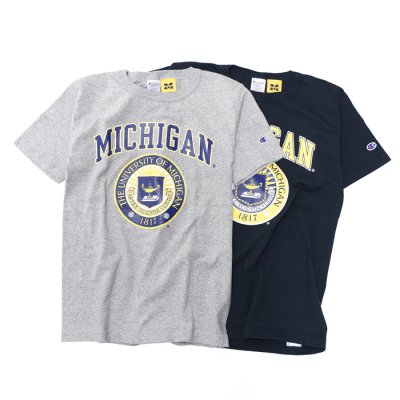 画像8: Champion（チャンピオン）T1011 US Print T-Shirt"MICHIGAN・Made in USA" / Navy（ネイビー）※Sサイズのみ