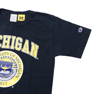 画像5: Champion（チャンピオン）T1011 US Print T-Shirt"MICHIGAN・Made in USA" / Navy（ネイビー）※Sサイズのみ