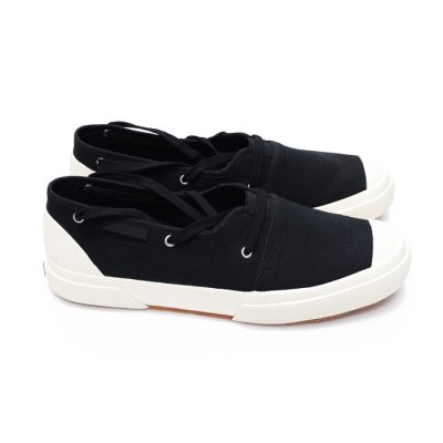 画像4: 『OUTLET』KAPTAIN SUNSHINE（スペルガ×キャプテンサンシャイン）Mariner Slip-on（マリナースリッポン）"Made by SUPERGA" / Black（ブラック）