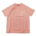 画像1: Good On（グッドオン）Short Sleeve Heavy Raglan Pocket Tee（ショートスリーブヘビーラグランポケットTシャツ）"Pigment Dye" / Coral（コーラル） (1)