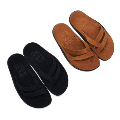 画像7: ＜40%OFF＞ISLAND SLIPPER（アイランドスリッパ）KBBH403S（スリーストラップブルハイドスエードレザーサンダル）”Suede" / Peanut×Tobacco（ピーナッツ×タバコ）※US:7.0（約25.0cm）のみ