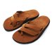 画像1: ISLAND SLIPPER（アイランドスリッパ）KBBH403S（スリーストラップブルハイドスエードレザーサンダル）”Suede" / Peanut×Tobacco（ピーナッツ×タバコ） (1)