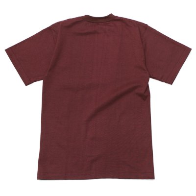 画像2: CAMBER（キャンバー）Max Weight Crew Neck Pocket Tee（マックスウエイトクルーネックポケット付Tシャツ）8oz/Burgundy（バーガンディ）