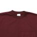 画像3: CAMBER（キャンバー）Max Weight Crew Neck Pocket Tee（マックスウエイトクルーネックポケット付Tシャツ）8oz/Burgundy（バーガンディ）