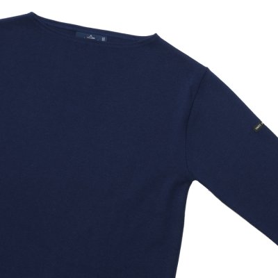 画像4: SAINT JAMES（セントジェームス）OUESSANT（ウエッソン）"SOLID" / MARINE（マリン）